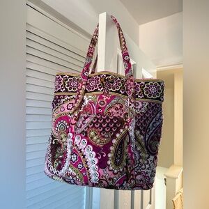 Vera Bradley Vera Tote in Very Berry Paisley